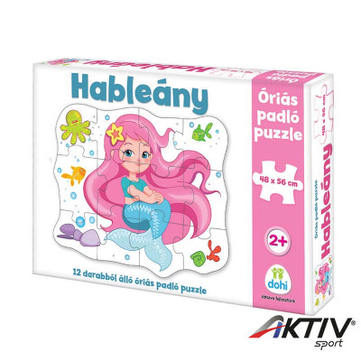Óriás padló puzzle hableány