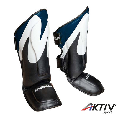 Lábfejes lábszárvédő Manus Wave fekete S