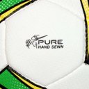 Futball labda Aktivsport GLOBAL méret: 5 zöld-sárga-fekete