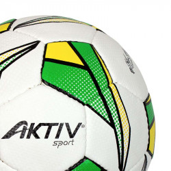 Futball labda Aktivsport GLOBAL méret: 5 zöld-sárga-fekete