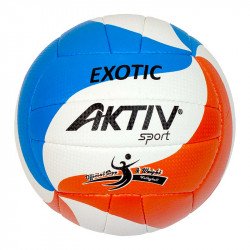 Röplabda Aktivsport EXOTIC méret: 5 fehér-kék-narancs Sportszer Aktivsport