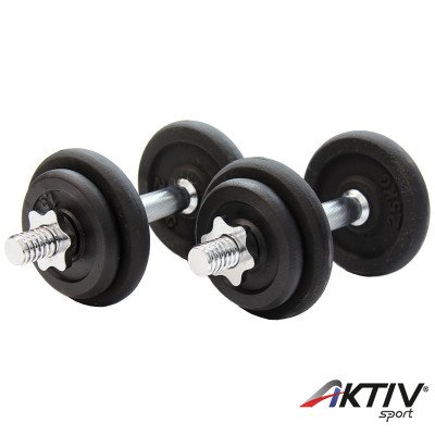 Súlyzó készlet Aktivsport 17 kg