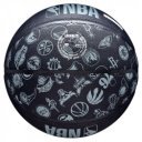 Kosárlabda Wilson NBA Team Tribute fekete 7-es méret