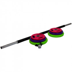 Aktivsport 20 kg-os pump szett rózsaszín