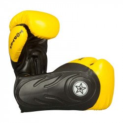 Bokszkesztyű Top Ten Sparring Hero sárga-fekete Sportszer Top Ten