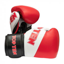 Bokszkesztyű Top Ten Sparring X piros-fehér 14 oz Sportszer Top Ten