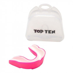 Fogvédő Top Ten Combat TPR rózsaszín-fehér Sportszer Top Ten