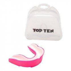 Fogvédő Top Ten Combat TPR rózsaszín-fehér Sportszer Top Ten