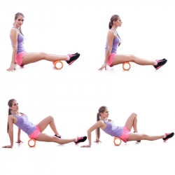 Masszázs henger MOVIT 33x14 cm zöld