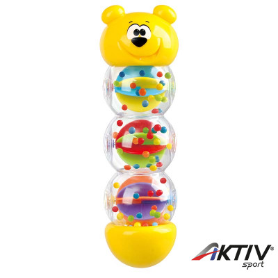 Vidám macis csörgő