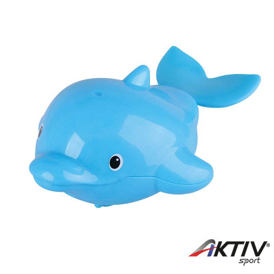 Vidám pancsoló delfin fürdőjáték