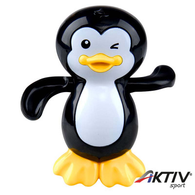 Vidám úszó bébipingvin