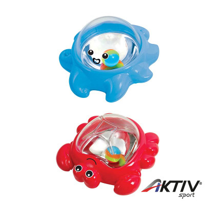 Állatos bébi fürdőjátékok polip, rák