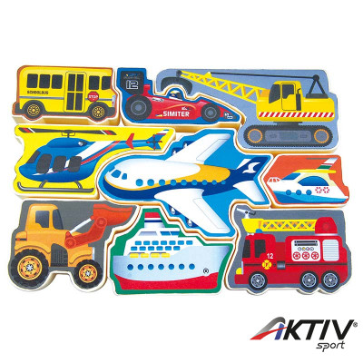 Formapuzzle járművek