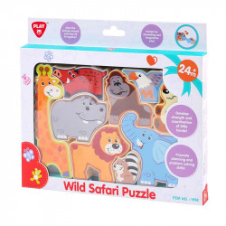 Formapuzzle vadállatok