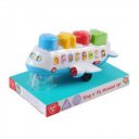 Zenélő játékrepülőgép formaválogatóval