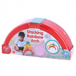Szivárványos építő bébijáték