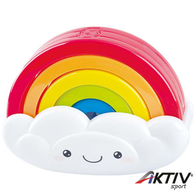 Szivárványos vidám felhő bébijáték