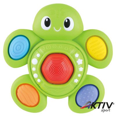 Zenélő, világító, tapintásfejlesztő kisteknős