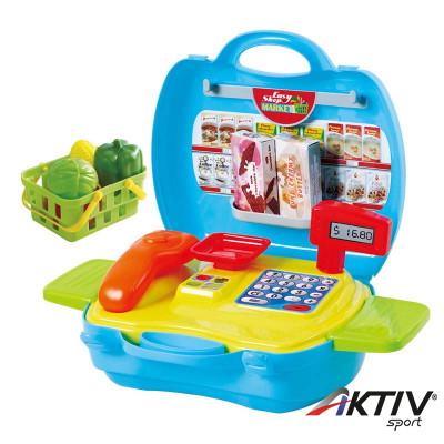 Kofferes mini pénztárgép készlet