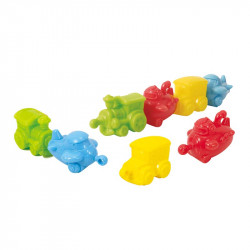 Műanyag járműkészlet egymáshoz csatlakoztat-hatóak Készségfejlesztő játékok Playgo