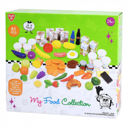 Műanyag élelmiszer szett