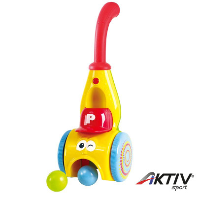 Tologatható, zenélő vidám labdanyelő