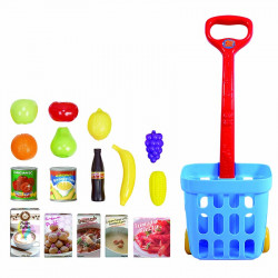 Gurulós bevásárló kosár készlet Sportszer Playgo