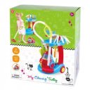 Takarító kocsi porszívóval 7 db-os