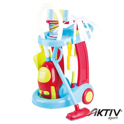 Takarító kocsi porszívóval szívó funkcióval