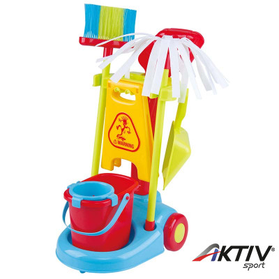 Takarító kocsi készlet