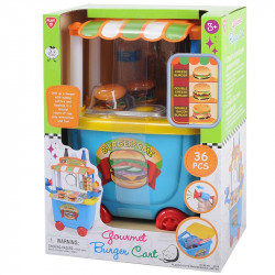 Gurulós burgeres kocsi tároló funkcióval