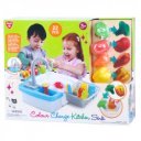 Színváltó mosogató készlet