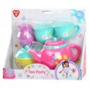 Virágos teáskészlet