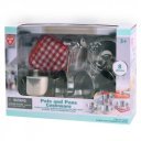 Rozsdamentes acél edénykészlet