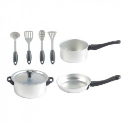 Fém edénykészlet 8 db-os Sportszer Playgo