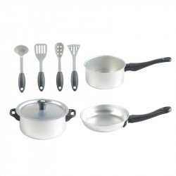 Fém edénykészlet 8 db-os Sportszer Playgo