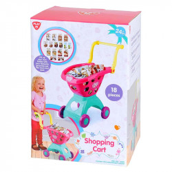 Szivecskés bevásárló kocsi készlet 18 db-os