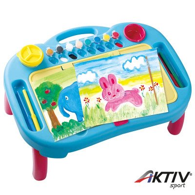 Hordozható festőasztalka