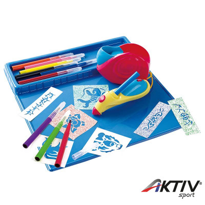 Kompresszoros tetováló készlet piros