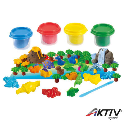 Gyurmakészlet dínó világ