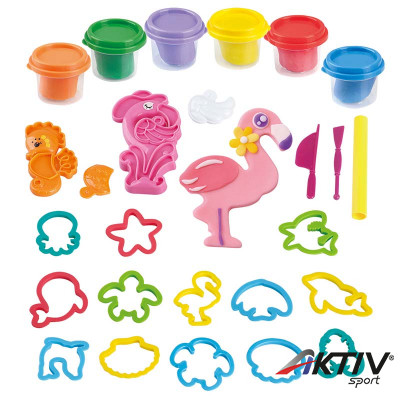 Flamingó és tengeri barátai gyurmakészlet