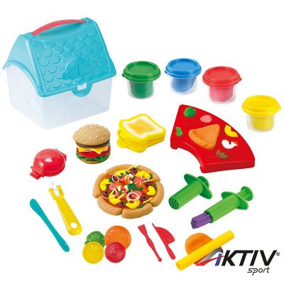 Házikós gyurmakészlet hamburger, pizza, szendvics