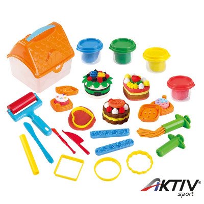 Házikós gyurmakészlet torta és sütibár