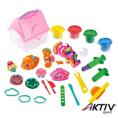 Házikós gyurmakészlet tengeri állatok