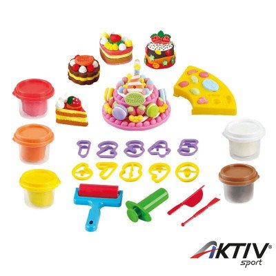 Szülinapi torta gyurmakészlet