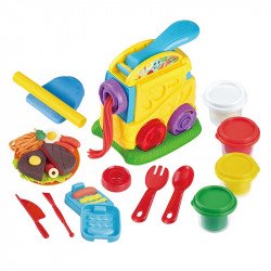 Gyurmakészlet food truck Sportszer Playgo