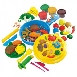 Gyurmakészlet serpenyő Sportszer Playgo