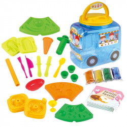 Kávézó gyurmakészlet kisautós tárolódobozban Sportszer Playgo