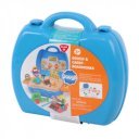 Kofferes gyurmakészlet útépítés